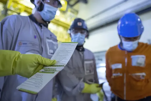 Accueil d’une entreprise extérieure avec brief de sécurité