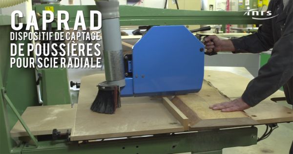 Caprad, dispositif de captage poussières de bois
