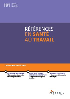 Programme de surveillance des maladies à caractère professionnel