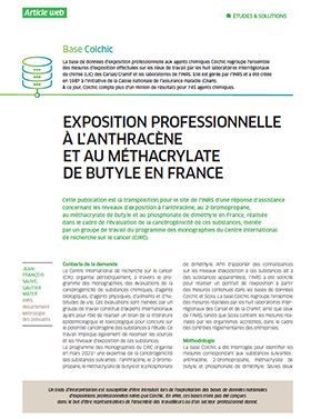 Hygiène et sécurité du travail, revue trimestrielle scientifique de l\'INRS