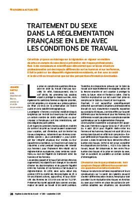 Hygiène et sécurité du travail, revue trimestrielle scientifique de l\'INRS