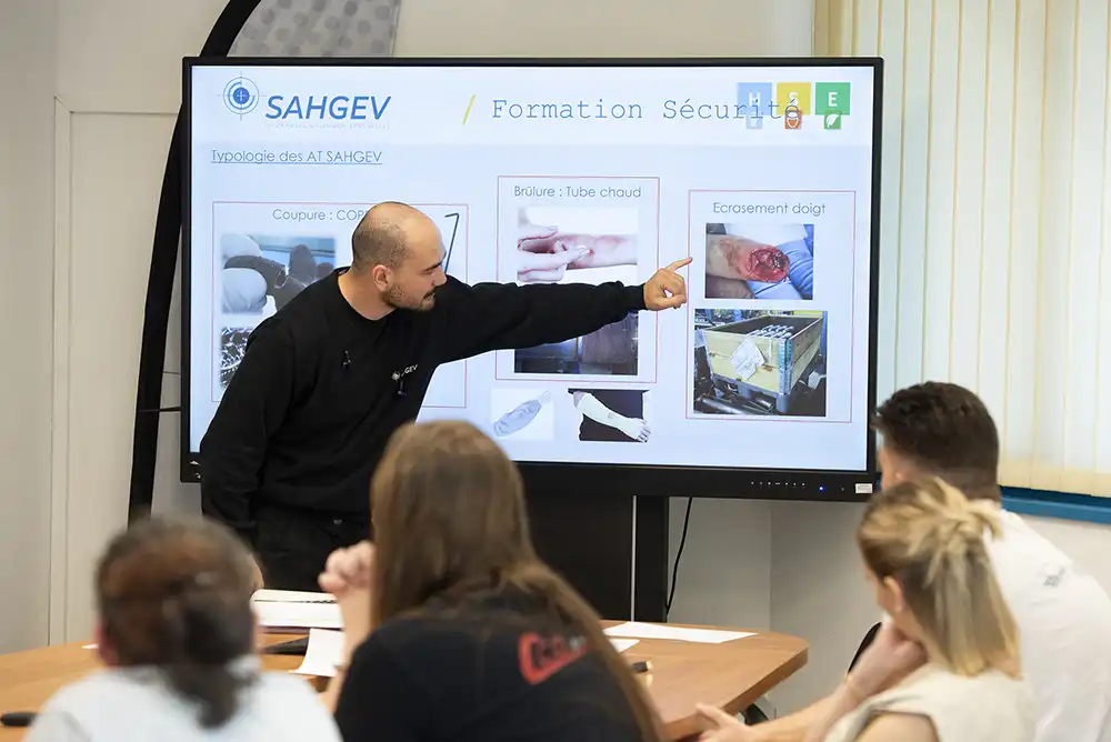 Formation à la sécurité pour les intérimaires arrivés dans l'entreprise