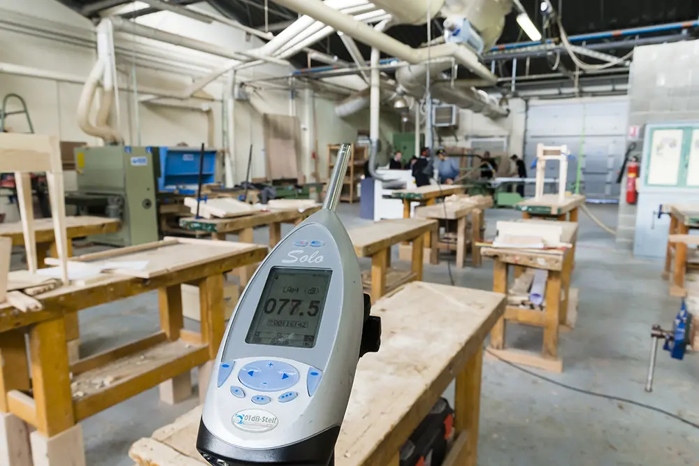 Mesure de niveau sonore à l’aide d’un sonomètre