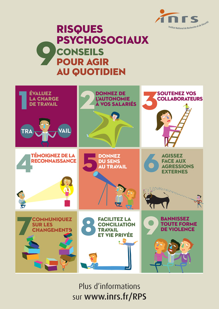 infographie : conseils pour agir sur les risques psychosociaux infographie : conseils pour agir sur les risques psychosociaux