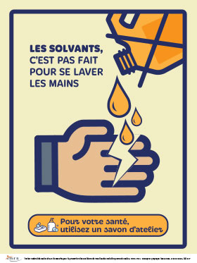 Les solvants, c'est pas fait pour se laver les mains